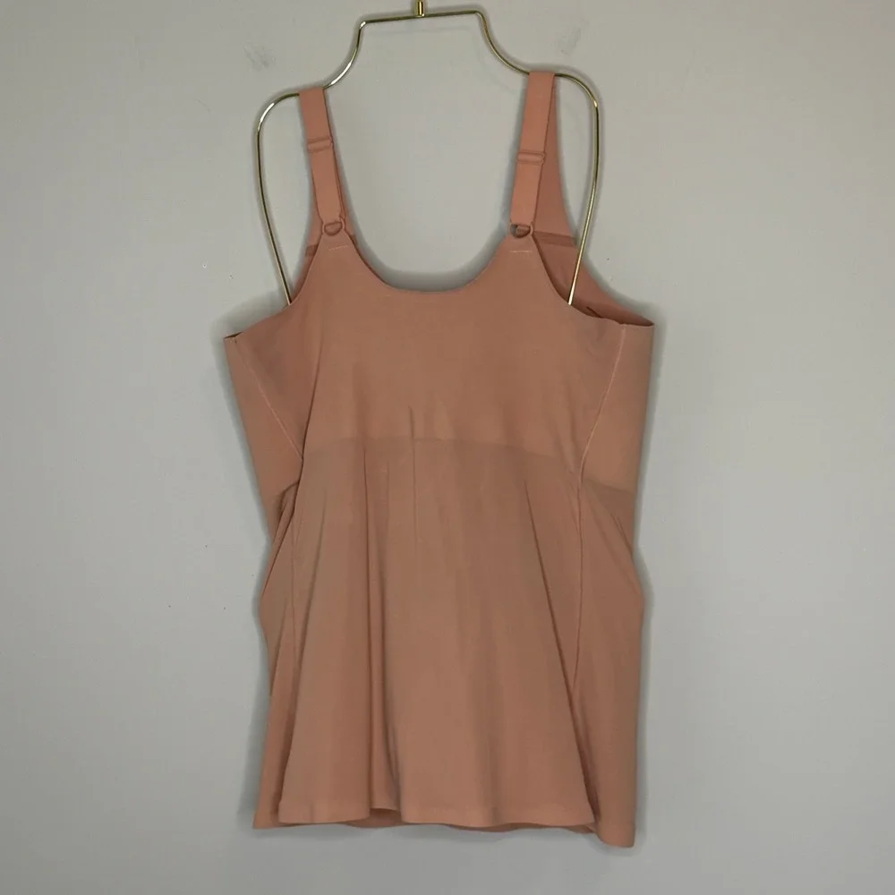 Evelyn & Bobbie Structured Scoop Bra Tank Nude Seamless Camisole 2XL - Picture 6 of 7